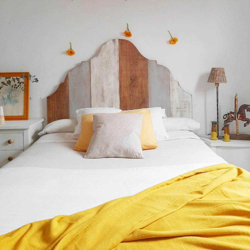 Cabecero de madera estilo rústico | Bohemian and chic